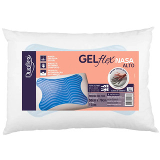 Travesseiro Gelflex Nasa Alto17cm  Duoflex GN109