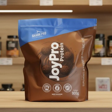 Whey Protein Joypro Refil 900g Brigadeiro - Shark Pro — imagem 2 de 2