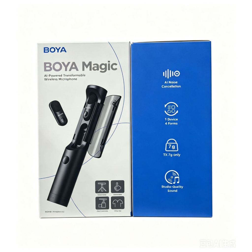 Microfone Lapela Boya Magic-02 iPhone/android/câmera