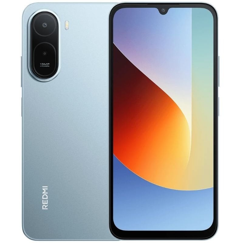 Smartphone Xiaomi Redmi A7 Pro 4GB RAM + 4GB Virtual 128GB Dual SIM 6000mAh HyperOS Preto Azul