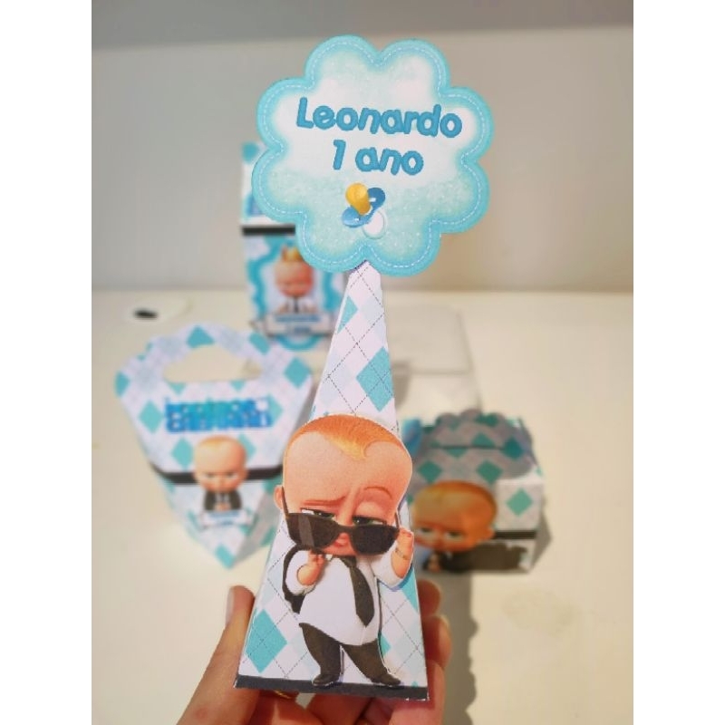Kit Pegue e Monte Poderoso Chefinho Caixinhas Personalizadas Poderoso Chefinho Aniversário Poderoso Chefinho Lembrança