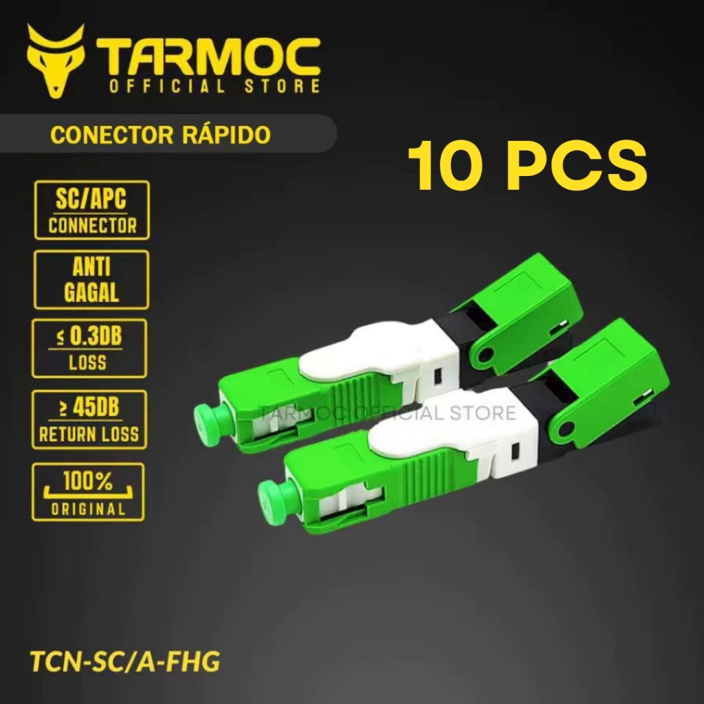 Conector rápido Tarmoc TCN-SC/A-FHG Conector: SC APC
