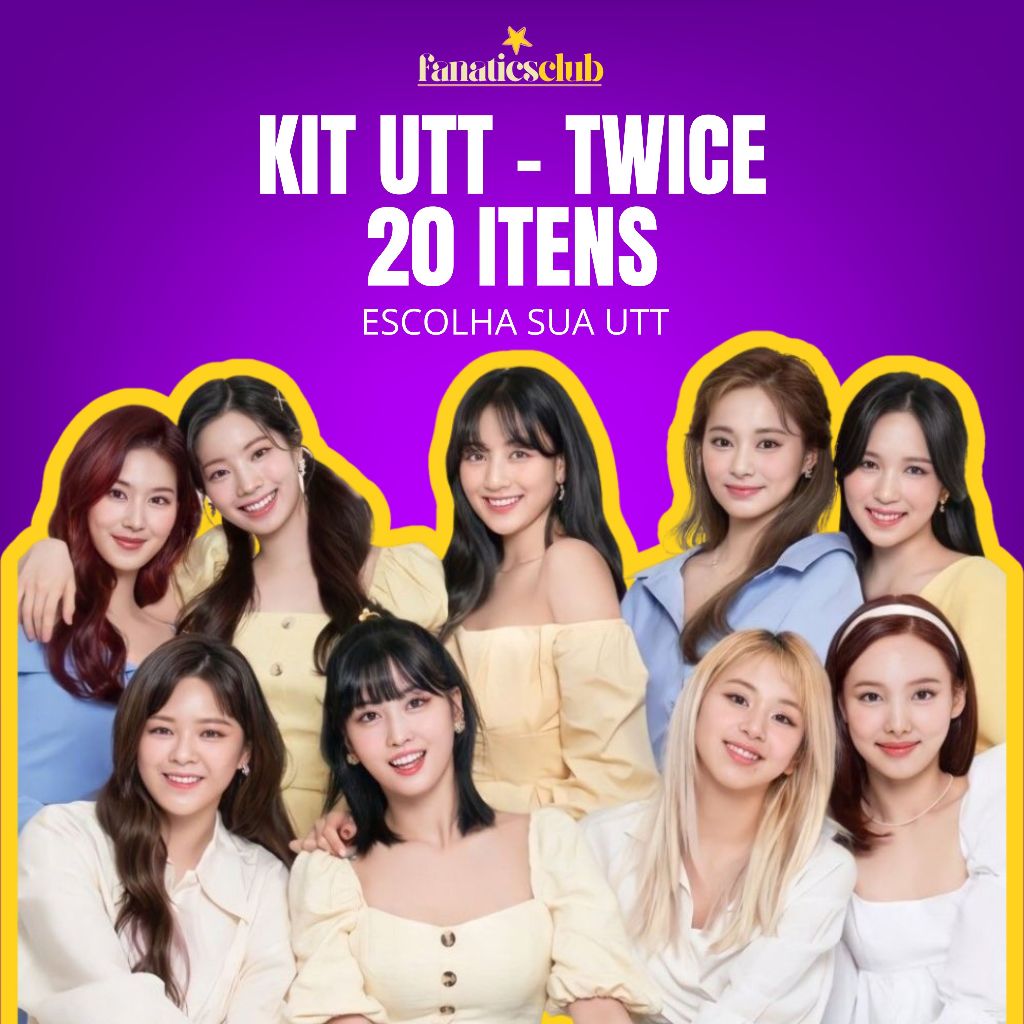 KIT UTT TWICE FANMADE - photocards, bottons, postercards