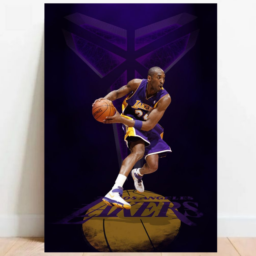 Quadro Placa Decorativa Kobe Bryant Lenda Basquete NBA jogador Esporte 04