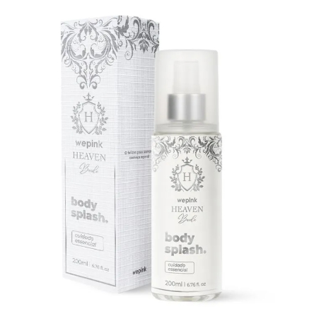 Body Splash Heaven Bride Desodorante Colônia 200ml - Wepink Original