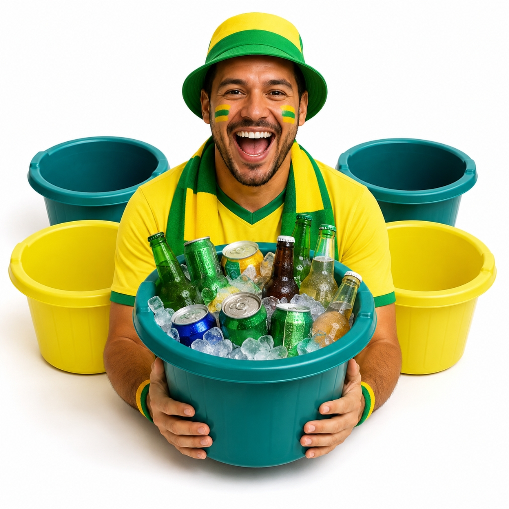 balde de gelo balde de cerveja Kit 5 balde para cerveja e gelo capacidade 10 litros