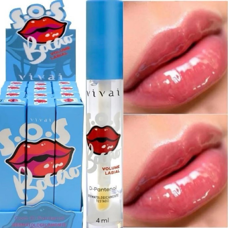 Gloss Labial SOS Bocão - Vivai