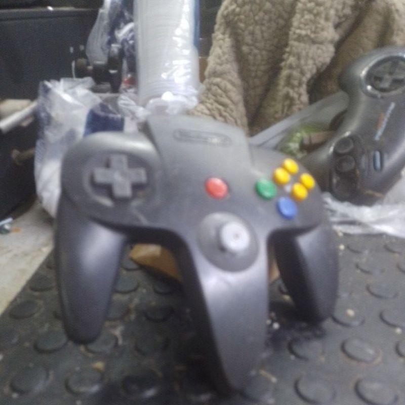 controle 64 n preto n64