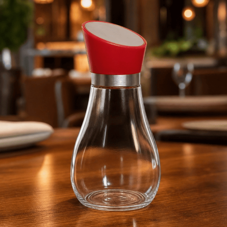 Imagem Saleiro Pimenteiro De Vidro Com Tampa Granno 130ml Hauskraft