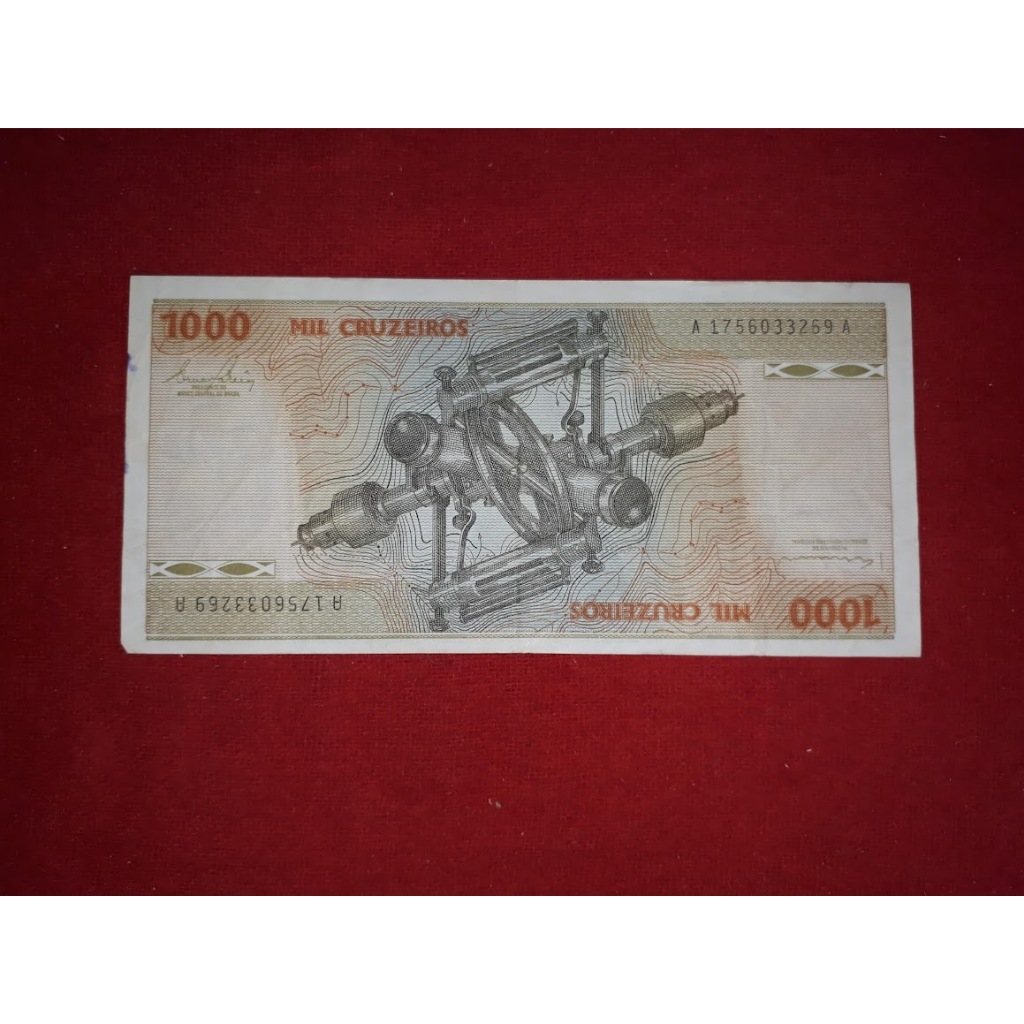 Cedula C 154 1000 Cruzeiros 1980 - SOBERBA