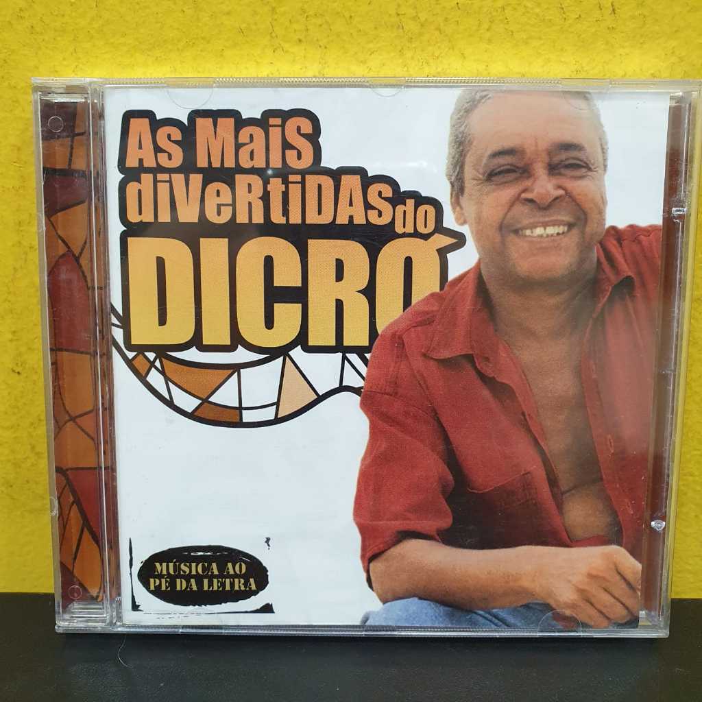 CD Dicró - As Mais Divertidas - Música ao Pé da Letra - Raro e Original Sambas Humorísticos - Breque