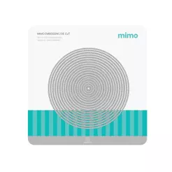 Faca de Corte Mimo Embossing - Círculos - 18 Pç