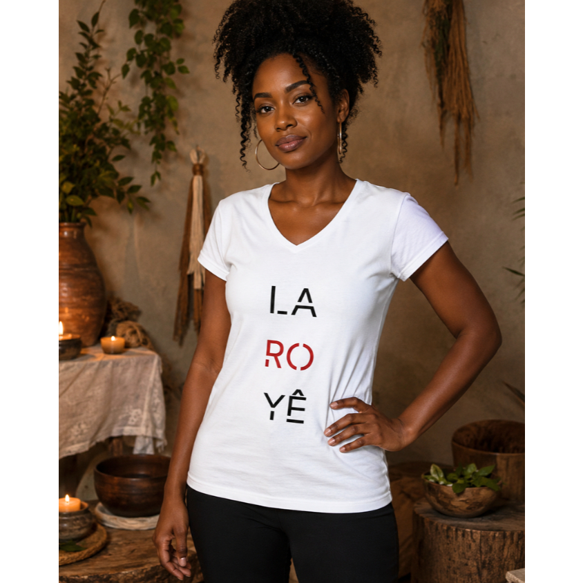BabyLook Umbanda Laroyê Exú e PombaGira - Umbanda Candomblé - Camiseta Feminina
