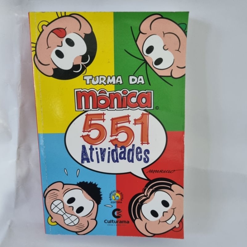 Livro - Turma da Mônica - 551 Atividades  ( Livro de Atividades)