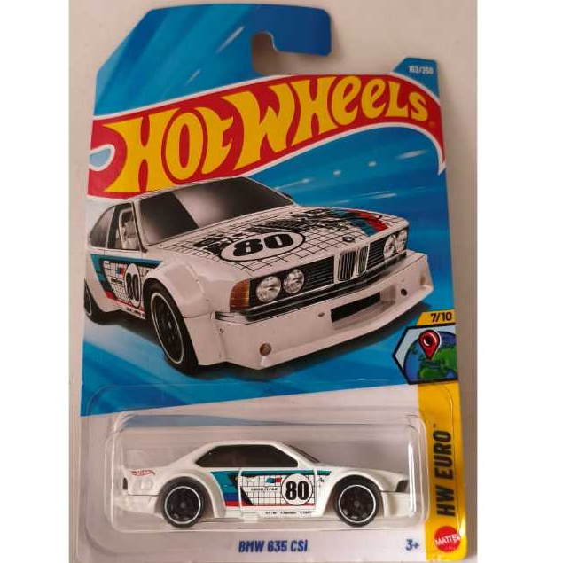 BMW 635 CSI - 2026 - Branco - 1/64 - Hot Wheels - Mattel - Lote A - Miniatura