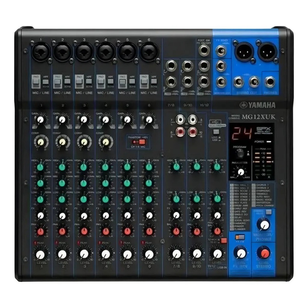 Mesa De Som Analógica 12 Canais 110V Yamaha - REEMBALADO
