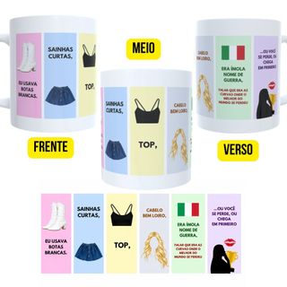 Caneca Meme Ímola Era Nome De Guerra Humor Brasileiro 325ml