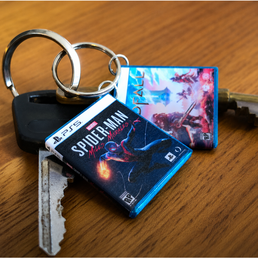 Chaveiro Playstation Capa Jogo Game Gamer PS5 PS4