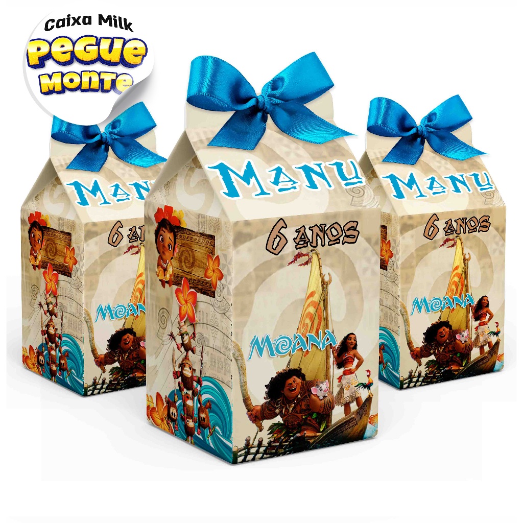 PEQUE E MONTE Caixa Milk MOANA (INFORMAR NOME E IDADE NO CHAT)