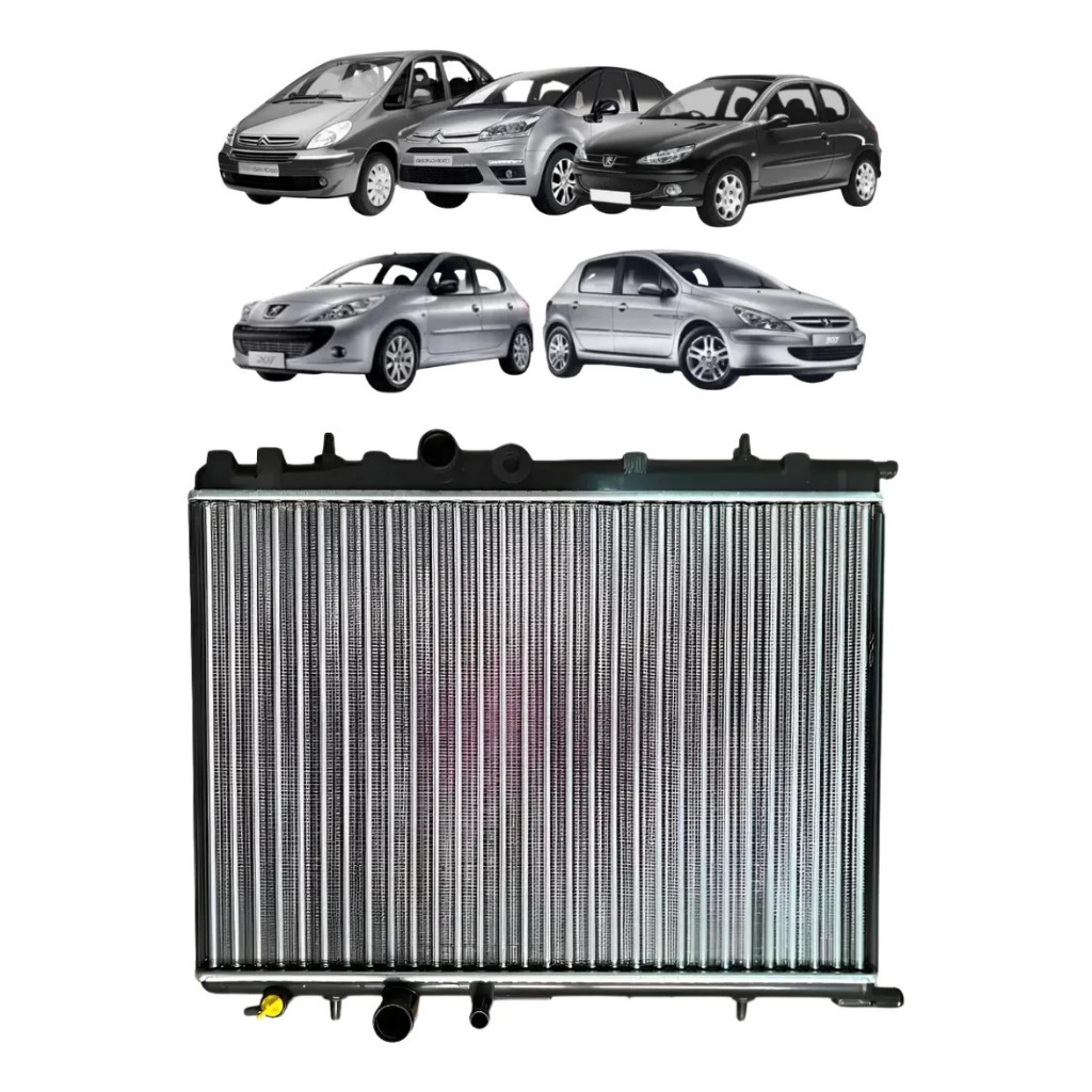 Radiador Peugeot 206 207 307 Citroen C4 Picasso 2000 2001 2002 2003 2004 2005 2006 2007 2008 2009 2010
