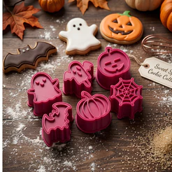 Kit 6 Ejetores de Brigadeiro Halloween Tema 009