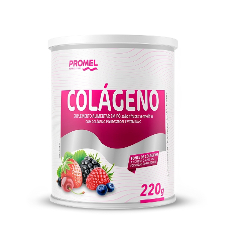 COLAGENO SOLUVEL FRUTAS VERMELHAS 220G PROMEL