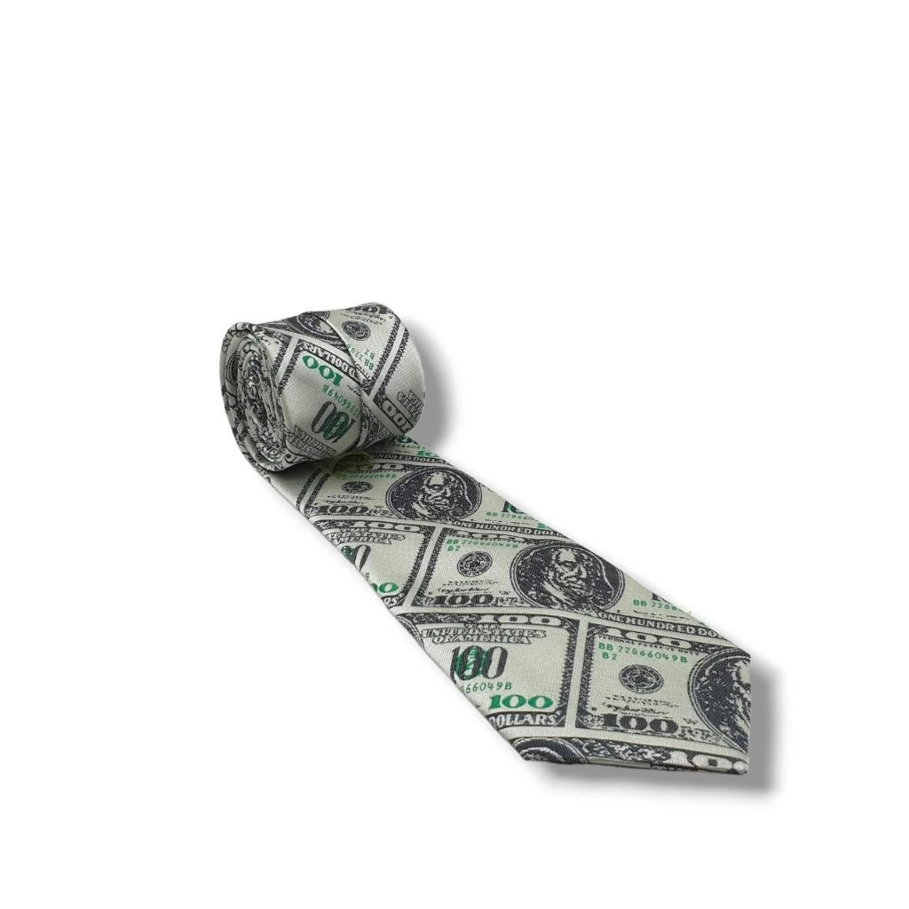 Gravata Para Corte Noivo Dolar Casamento — imagem 2 de 2