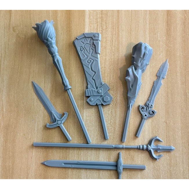 kit com 7 arsenal Zelda ToTK Pacote de Armas V4 para Dummy 13 Acessório - Impressão 3d