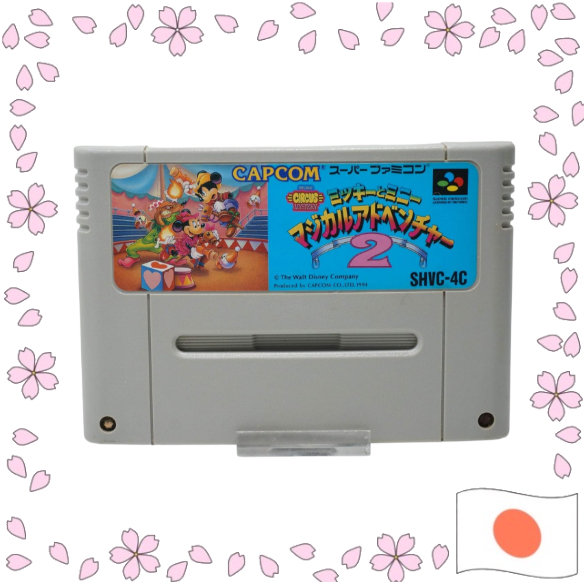 Super Famicom Mickey and Minnie Magical Adventure 2【Enviado diretamente do Japão】