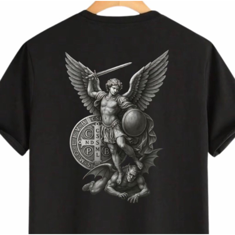 Camiseta Premium São Miguel Arcanjo T shirt Cristã blusa Estilosa e confortável