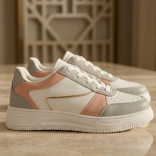 Tênis Feminino Branco Casual Plataforma Sneakers Leve e Confortável