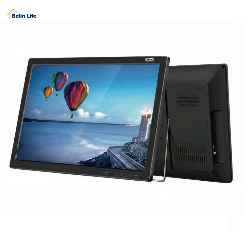 Monitor TV Portatil 19 Smart TV Android 14 Knup KPTV19B 1440x900 12v