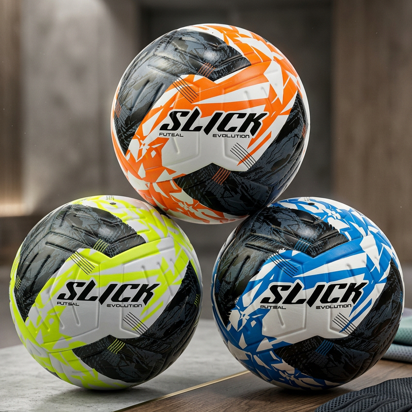 Bola Futsal Slick Evolution Dualt M2  Oficial — TechFusion Laminado 100% Pu Premium