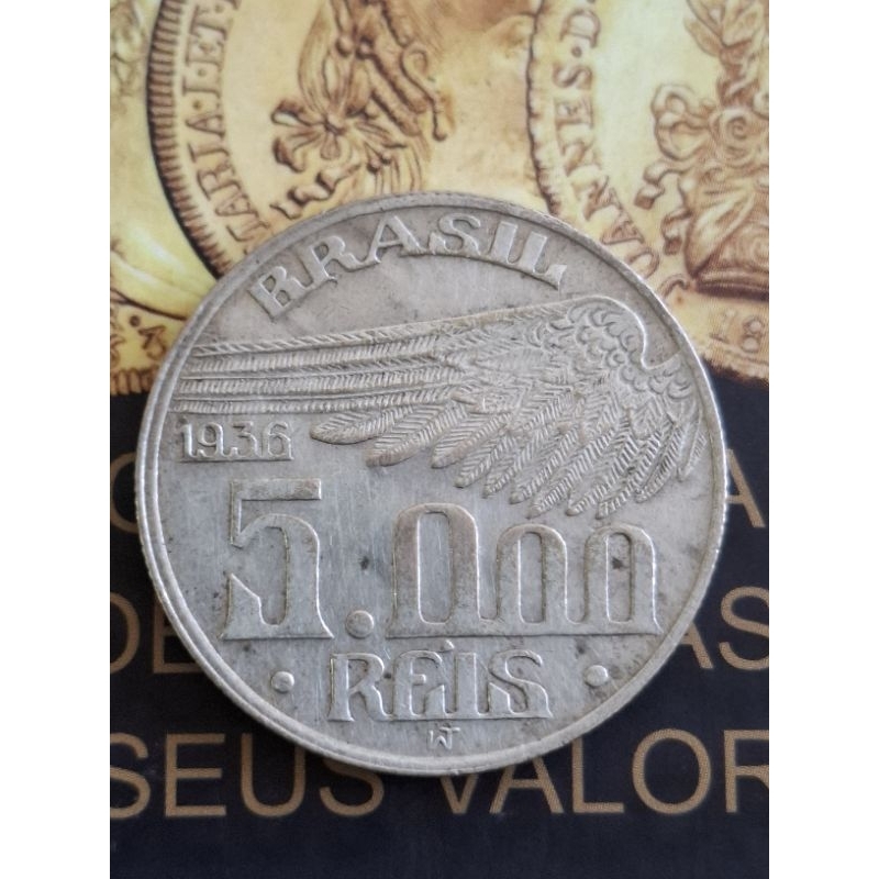5000 reis de prata 1936