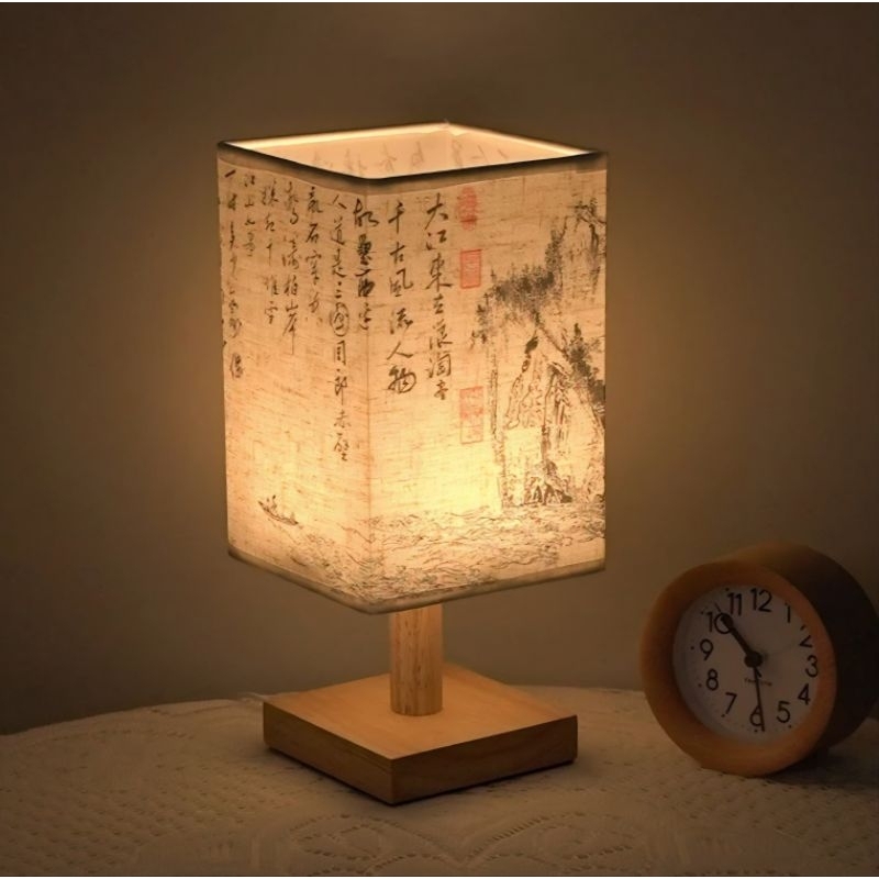 Imagem Luminária Oriental de Mesa | Led | USB | Elegância, Conforto e Decoração Zen