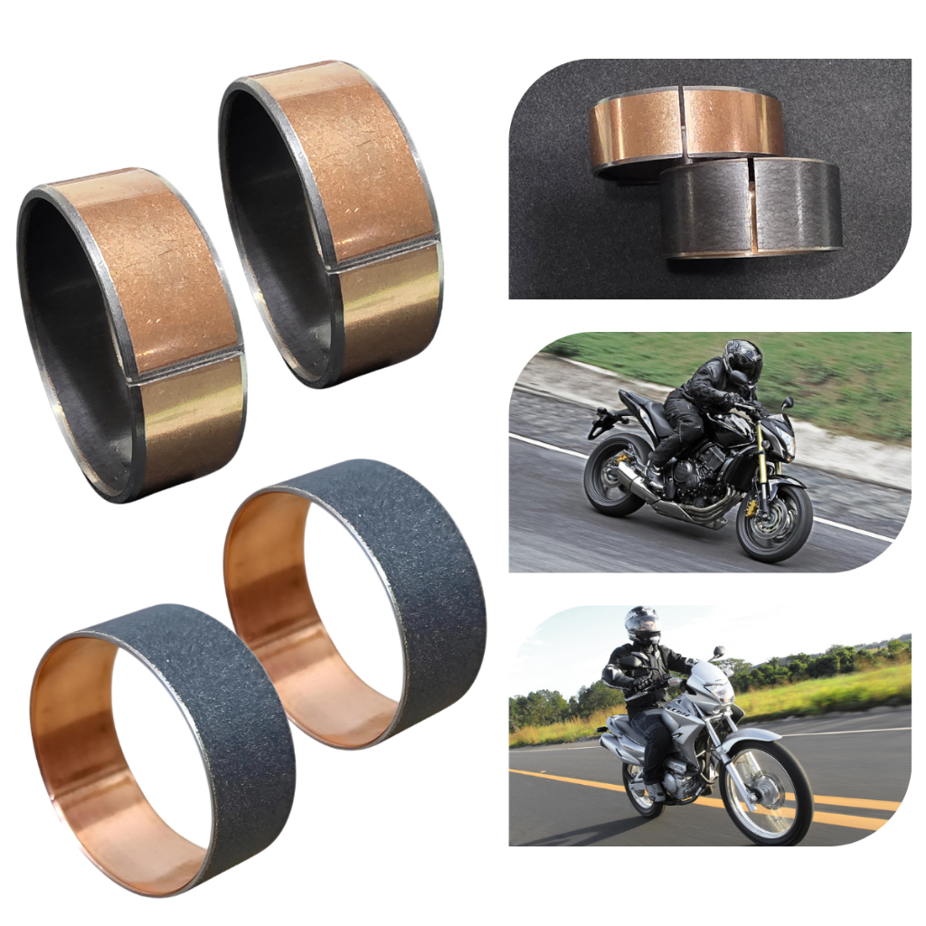 Kit Bucha Interna e Externa Guia Bengala Nx 400 Falcon Cb 600 Hornet