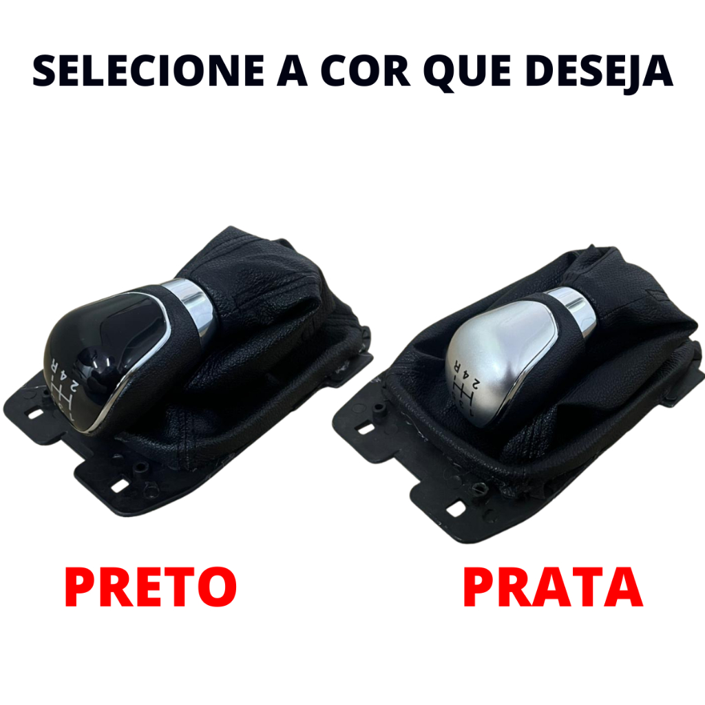 Manopla Bola Cambio Coifa Manual Compativel Para Ka Ecosport 2013 até 2021 · foto 2