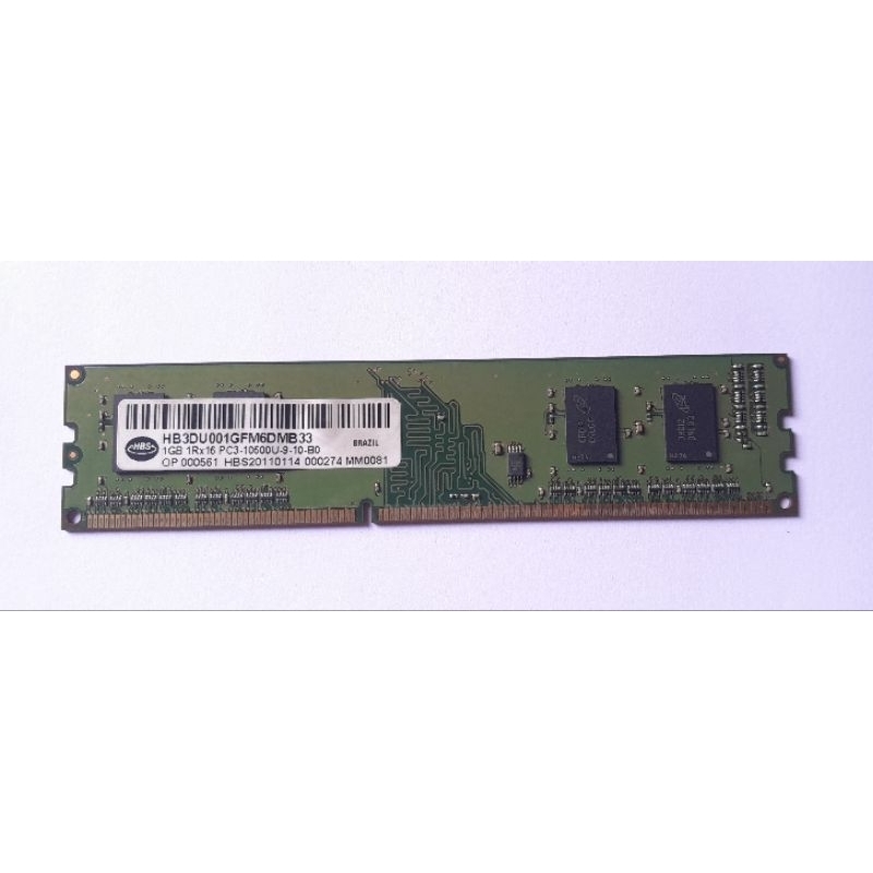 Memória ram Ddr3 1gb 1r×16pc310600U