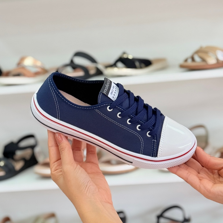 Tênis Moleca Feminino Casual Confortável Leve Versátil Dia a Dia Estilo Urbano