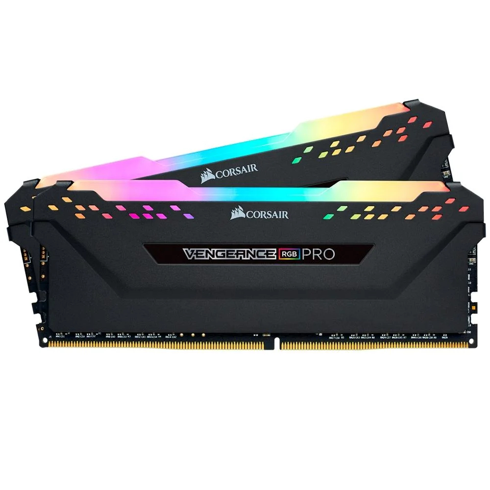 Memória RAM Corsair Vengeance RGB Pro, 16GB (2x8GB), 3600MHz, DDR4, CL18, Preto
