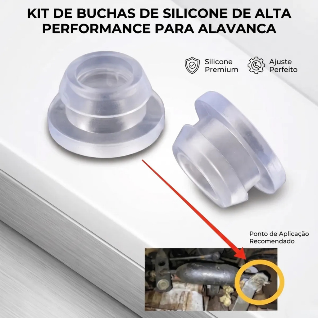 Bucha do Contra Peso Trambulador de Marchas - Golf Mk3 1.8/2.0 - Gl Glx Gti 1994 1995 1996 1997 1998