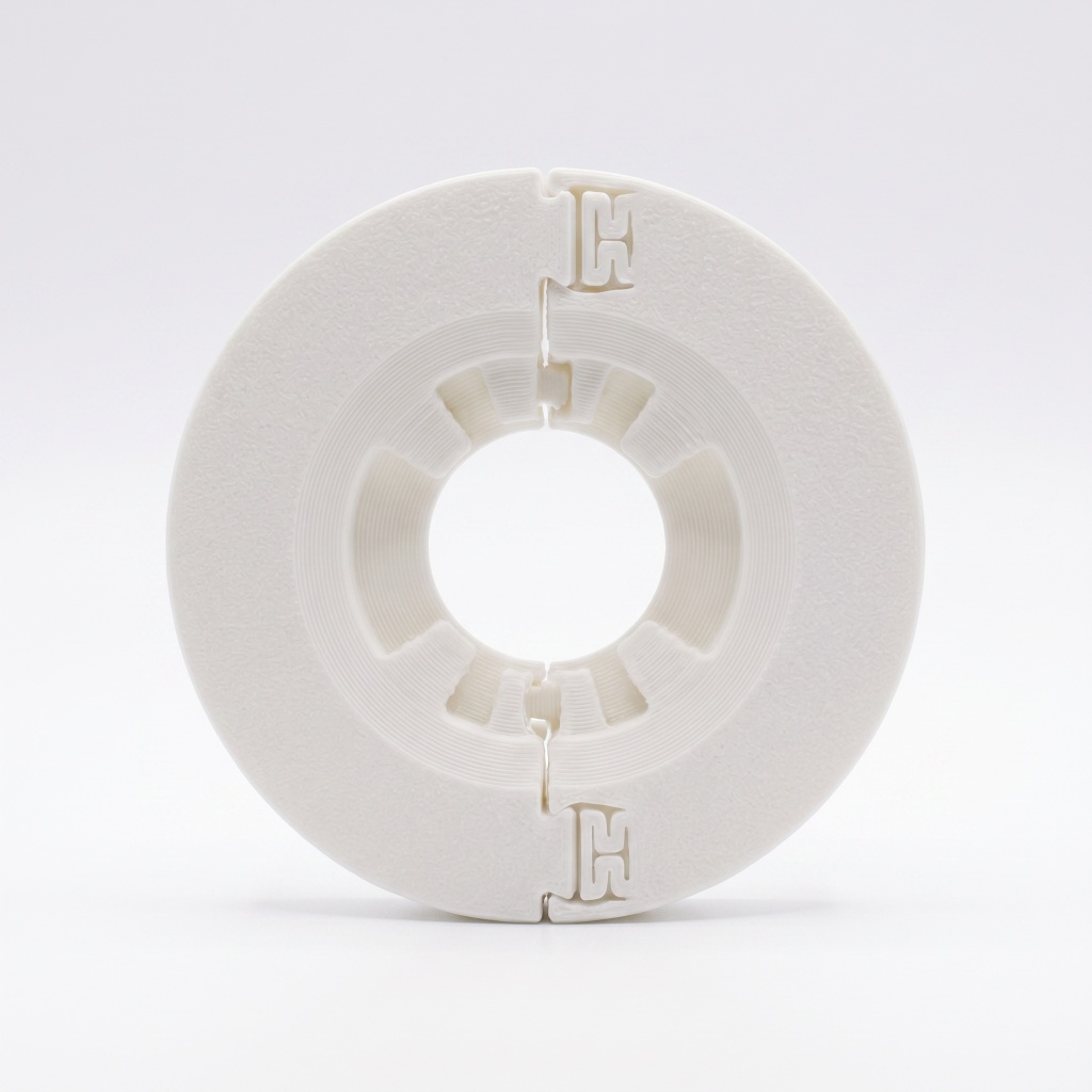 Kit 4 Roseta para Acabamento de Tubo Branco de 18mm e 22mm