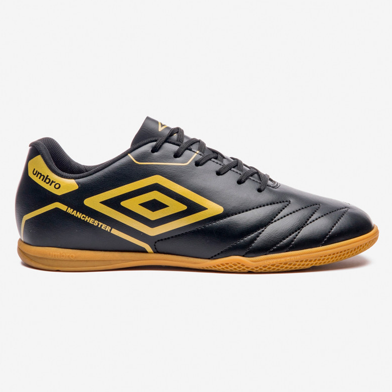 Chuteira Society Infantil Umbro Manchester Original Futebol Futsal Quadra Salão