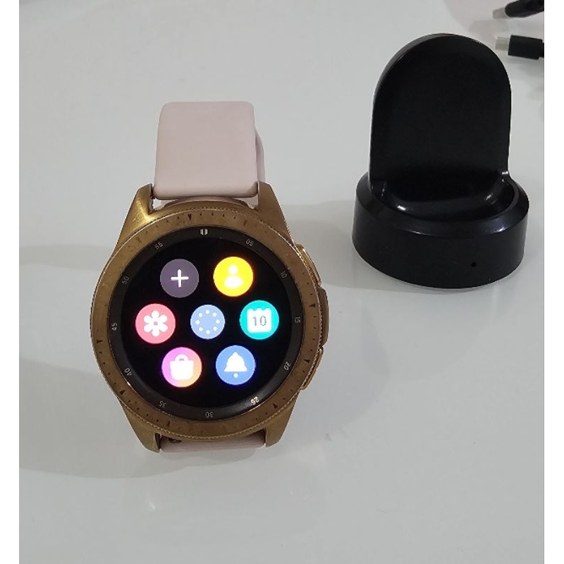 Samsung Galaxy Watch 42mm Rose Gold LTE SM-R815U  ler descrição