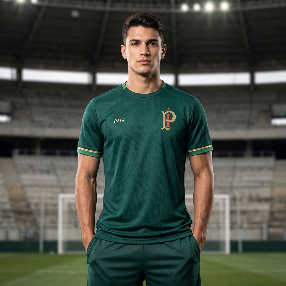 Camisa Palmeiras Energy Iv 1914 Comemorativa Licenciada