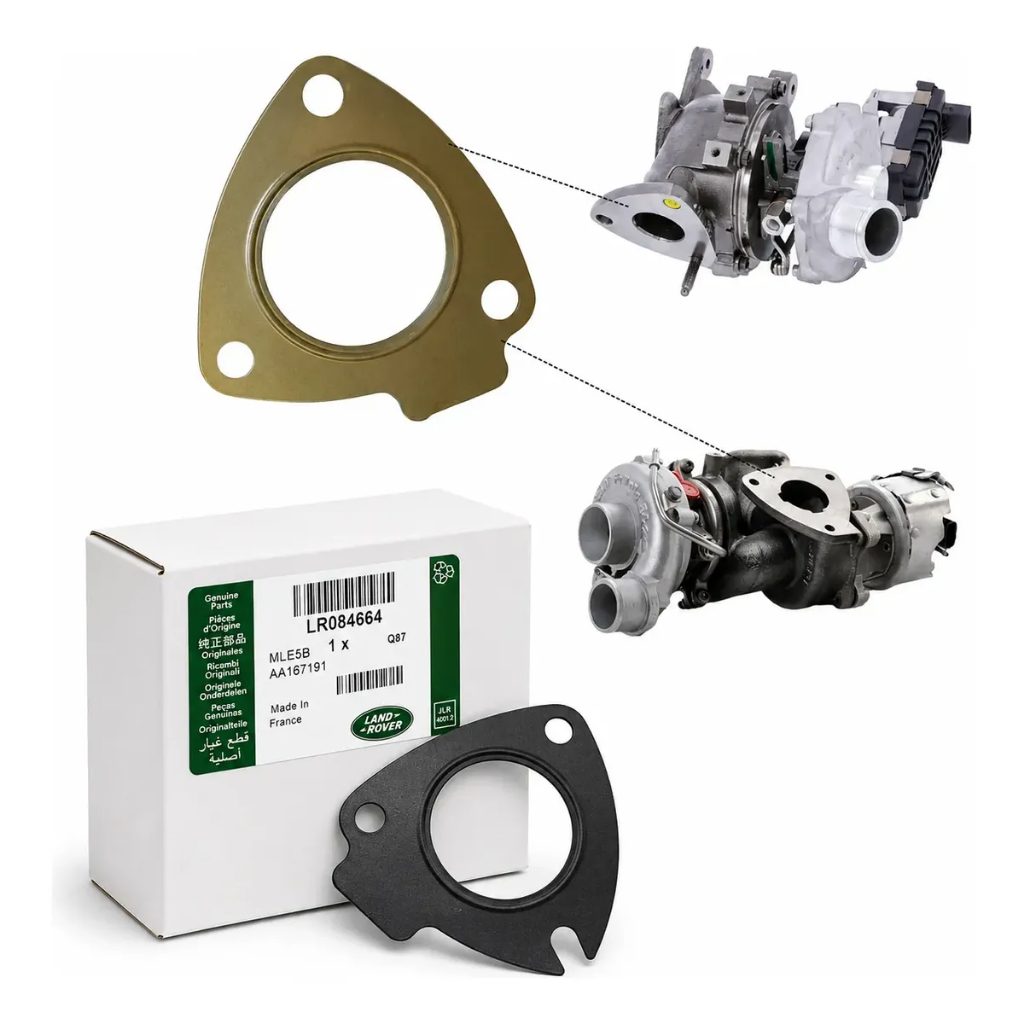 Junta Turbina Coletor Escape Jaguar E Land Rover 3.0 Diesel - Lr084664 JDE10827 LR084664