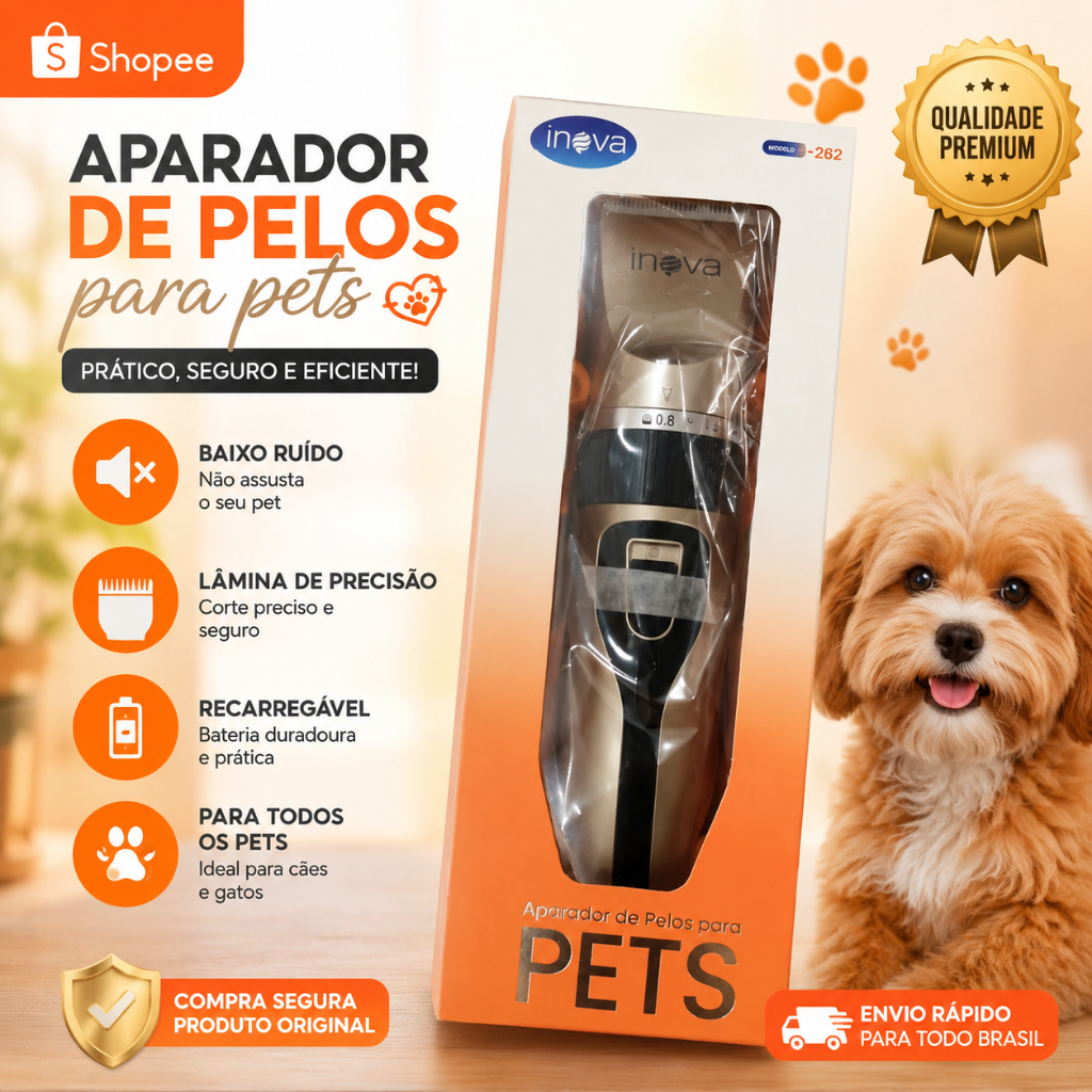 Aparador de pelos profissional Inova S-262