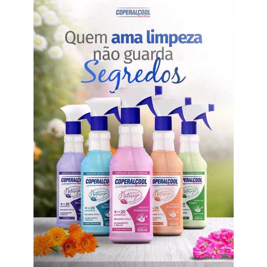 Limpador  Coperalcool Segredos da Natureza 500ml
