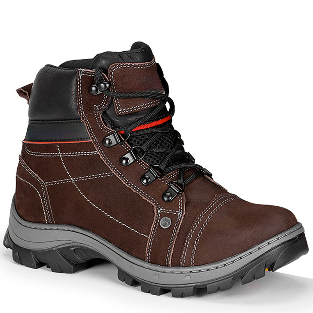 Bota Adventure Solado Antiderrapante para Trilha Trabalho Caminhada Mega Promoção