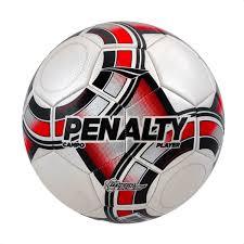 BOLA PENALTY CAMPO RECREAÇÃO PLAYER XXIII BRANCA VERMELHA PRETA